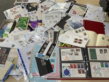World stamps sorting - stamps,, box