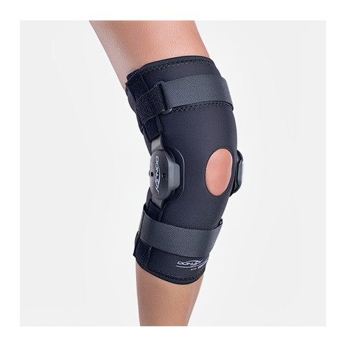 Donjoy deluxe hinged knee - deluxe, wrap