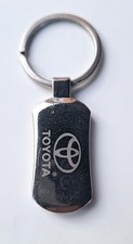 GENUINE TOYOTA MAIN DEALER METAL KEYRING FOB. WESTLANDS WORCESTER YARIS COROLLA.