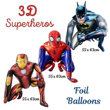 SpiderMan Bat Man Iron Man