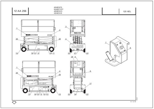 Manitou 120 xel parts - manitou,