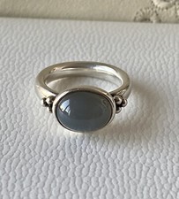 Genuine Pandora Grey Moonstone