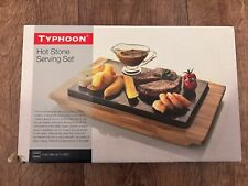 Typhoon Hot Stone Serving Set Table Top Dining Rock Grill Cooking Steak - New