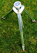 Vintage ' Linhof Combi-U Camera Tripod SPCD '  Aluminium + Original Leather Case