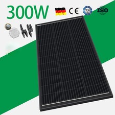 300W 12V Mono Black Solar