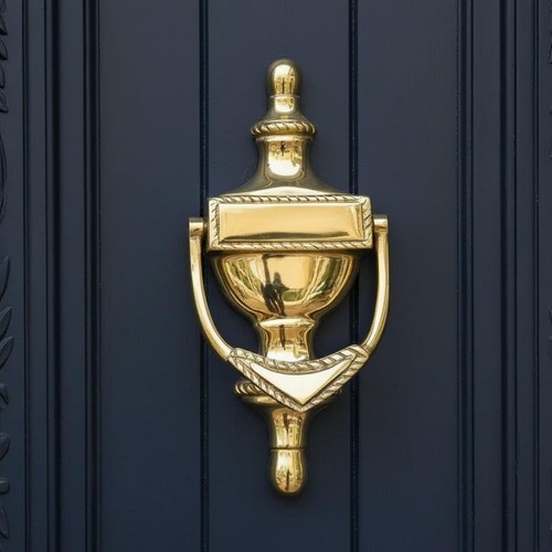 Solid brass georgian - solid,