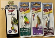 NEW 4 x Mepps Lure Aglia e Long XD Tiger Brown Trout Perch Pike Spinners No2 No3