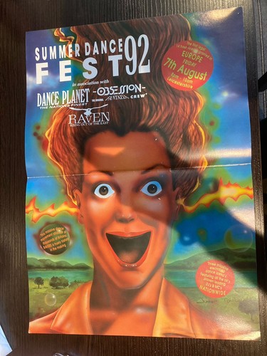 Rave flyer 1992 summer - summer, dance