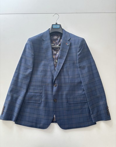Sleek men blue plaid - sleek,