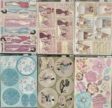 Kanban Die Cut Decoupage and Card Making Toppers x 6 surprise sheets