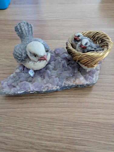 Resin bird figurine - bird, with