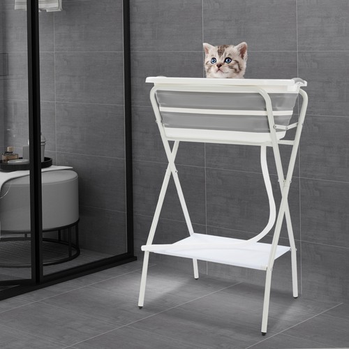 Collapsible pet bathtub - collapsible,