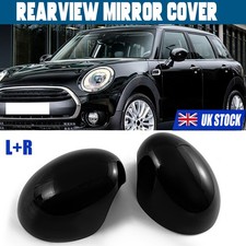 Gloss Black Door Wing Mirror Cover Cap Casing For Mini F54 F55 F56 F57 F60 2x