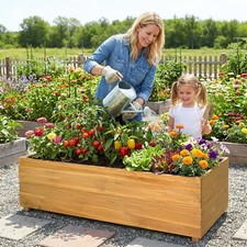 Wooden Raised Garden Bed