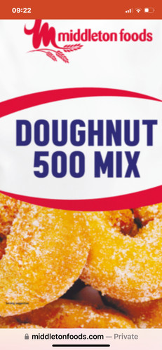 Middleton 500 doughnut mix