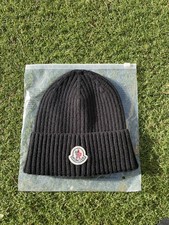 Moncler Black Ribbed Wool
