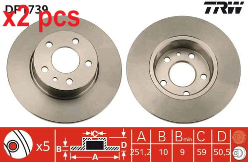 Pcs sides brake - sides,