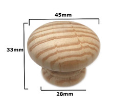 Wood Door Knobs Genuine Pine