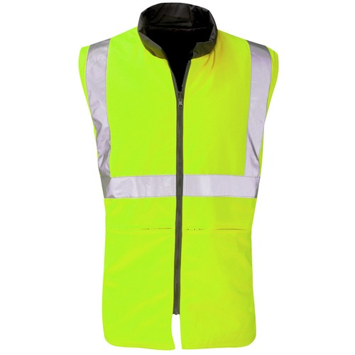 New yellow vis body warmer - vis,