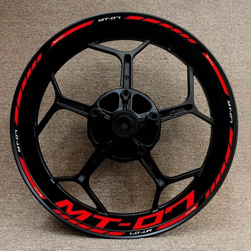 Mt07 motorcycle wheel decals - wheel,