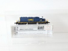 Z Gauge Micro Trains CSX SD40-2 Powered Diesel Locomotive-97001261.