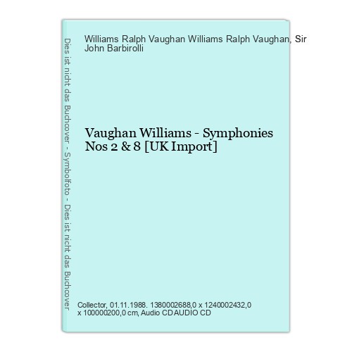 Vaughan williams symphonies - -,