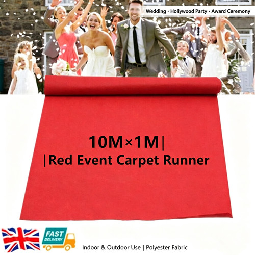 Red carpet runner - red,