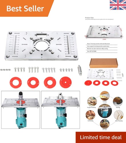 Aluminum router table insert - aluminum,
