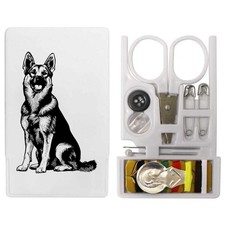 'German Shepherd Sitting' Mini