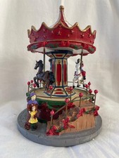 Musical Carousel Rotating Music Box with Horses and Lights Christmas Gift ✅1123