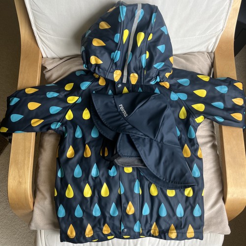 Reima fleece lined raincoat - reima,