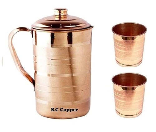 Pure copper water jug - pure, with