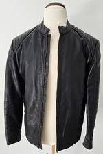 Jack & Jones Core Faux Leather jacket in black - Size L 