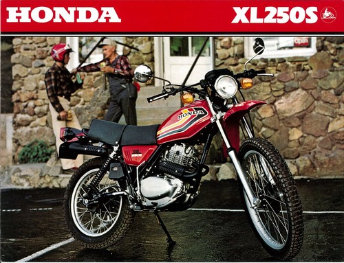 Honda brochure xl250s - xl250s, xl250