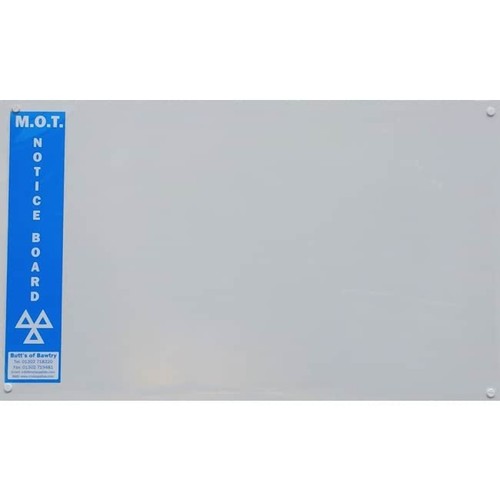 Mot notice board holds - notice, 8x