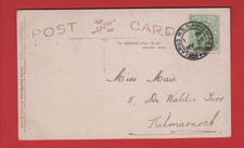 Largs R.S.O / RSO, Ayrshire - Railway postmark 1906 - Doris Beresford Actress
