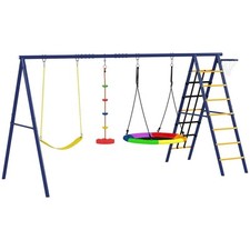 AIYAPLAY 6 in 1 Kids Swing Set