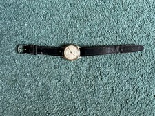 Gents 9ct Gold Vertex Revue Wristwatch Untested