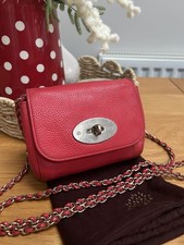  MULBERRY mini Lily red glossy