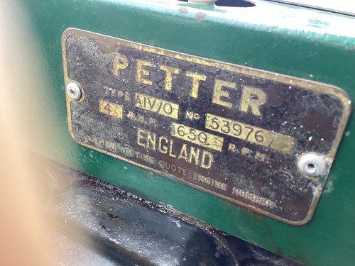Petter stationary engine - petter,