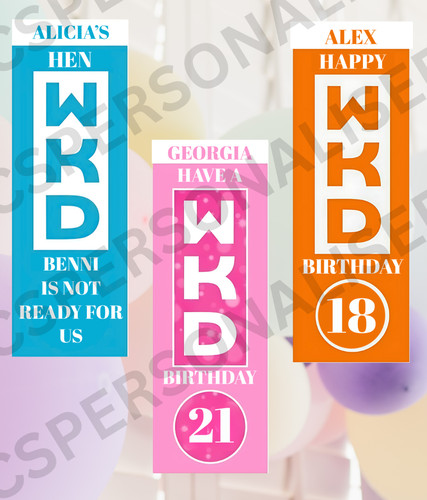 Personalised wkd any - personalised,