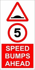 5 MPH Speed Limit Reflective