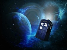 Dr Who Tardis Space Moon Top