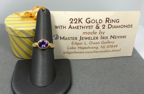 22k yellow gold ring - 22k,