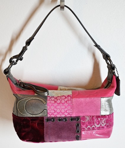 Vintage coach pink patchwork - vintage,