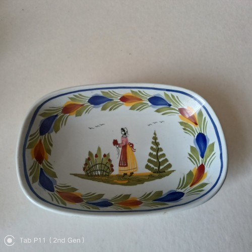 Vintage quimper small oval - quimper,
