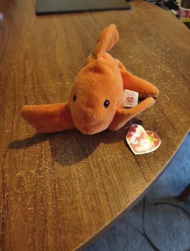 Goldie beanie baby - baby, goldfish