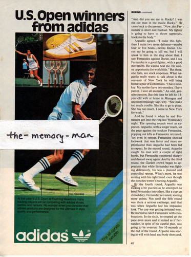 Adidas shoes ilie - nastase, 1978