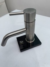 JTP Round Matt Brushed Silver Basin Mono Mixer Tap.
