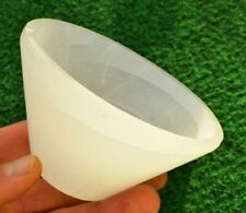 1 Selenite Crystal Dish Deep Bowl Charging Plate Cleansing 10x6cm✔ UK Gift✔ #S2